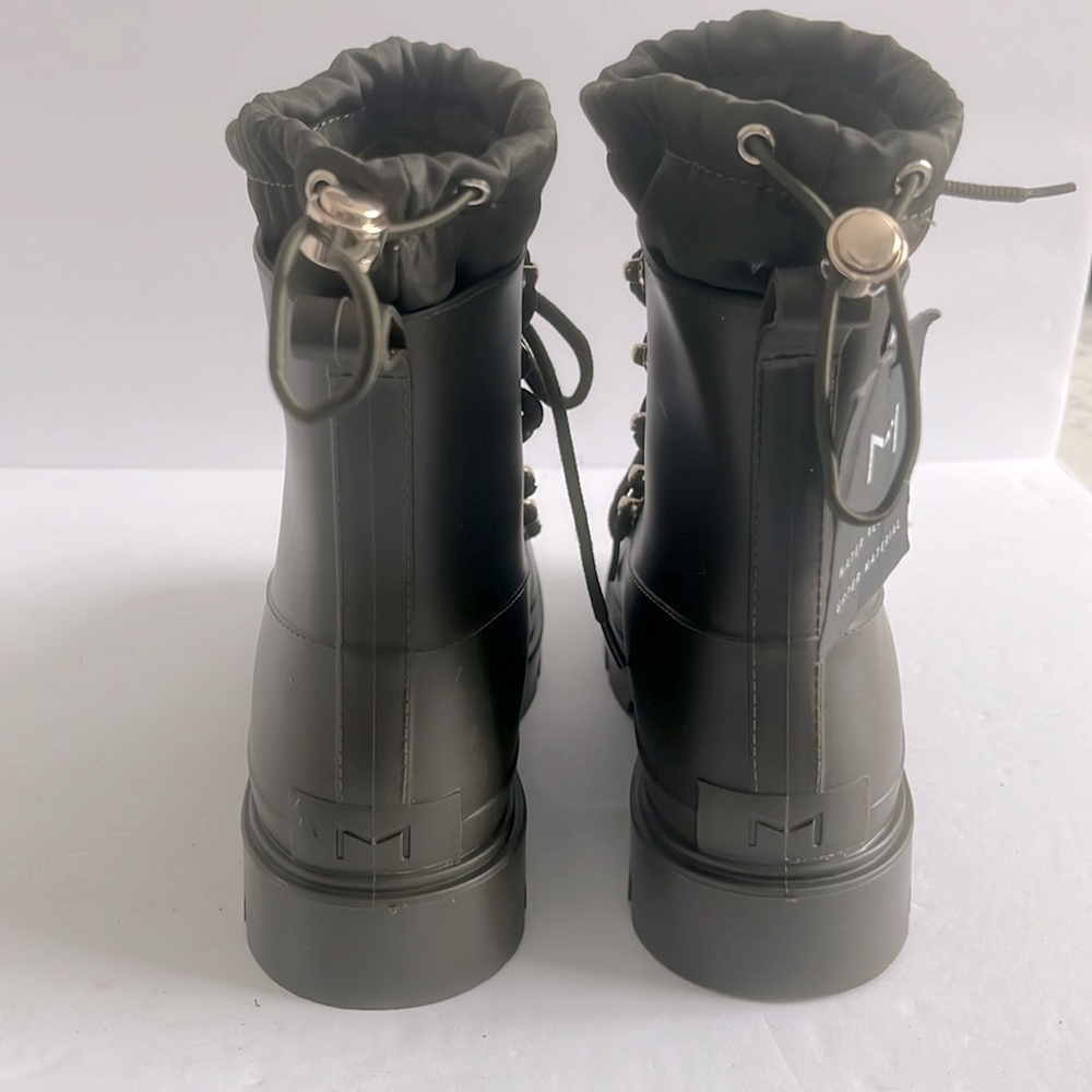 Marc Fisher $239 Women’s Weatherproof Lug Sole Military Green Boots Size 5 NWT - Picture 4 of 6